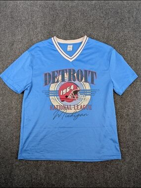 Detroit National League 1964 Retro Mesh Graphic Jersey Tee L